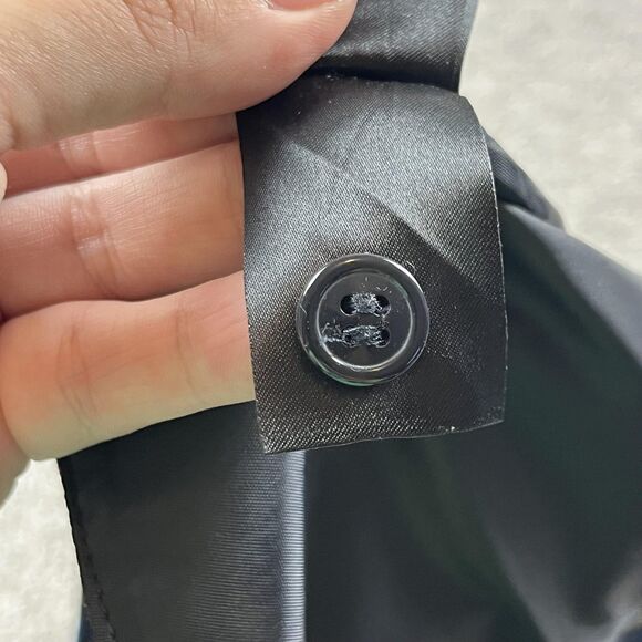 H&M Vest Womens 8 Red Tartan Plaid Halter Button Lined Academia Preppy Holiday - Picture 7 of 8